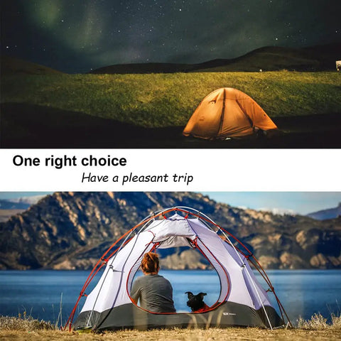 Camping tents with mountains and northern lights, perfect for 12 Pack 5.9 Inch Plastic Tent Stakes With Serrated Edges Yellow Durable Lightweight ABS Plastic Best For Camping Outdoor Garden Netting Lawn Landscape Projects.