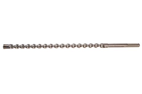 1 Inch Carbide Tipped SDS Max Masonry Drill Bit With Cross Tip Four Cutting Points For Fast, Smooth 1 Inch Holes Up To 20 Inches Deep