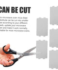 Scissors cutting Microwave Mica Sheet Insulation Plates Set 10 Pack Heat Resistant Cuttable Mica Plate For Oven Replacement