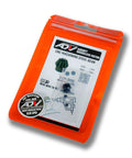 CNC machined steel gear package for airsoft motors ensuring precision and durability in performance.