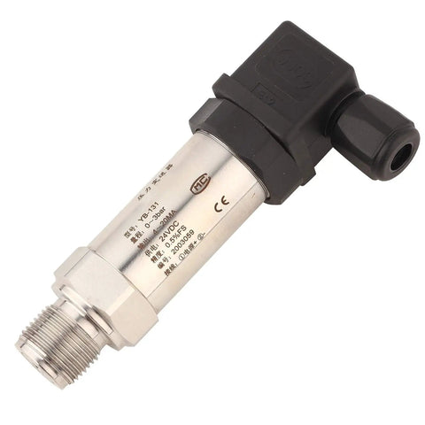 4 To 20 mA Air Pressure Transmitter For Water Oil Gas Applications 24V DC 0 To 3 Bar Silicone Sensor In Stainless Steel Body