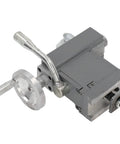 Adjustable Multifunctional MT2 Tailstock Live Center For Wood And Metal Lathes with Die Cast Aluminum Construction, Two Handles