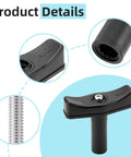 Manual Lift Roof Vent Knob Kit for 4000R 5000 RBT and 8000 Series Fantastic Roof Vents detailed product components