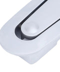 Close-up of Rock Solid Heavy Duty Folding Coat Hooks Black Aluminum Wall Hangers for Bathrooms and Bedrooms smooth retracting design.