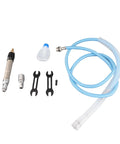 Heavy Duty Pneumatic Pencil Die Grinder 70000 RPM High Speed Power Tool with hose, adaptors, and oil bottle for auto repair.