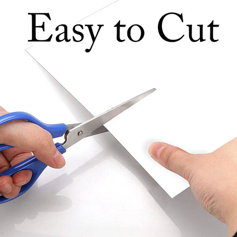 Durable White Vinyl Magnetic Roll for DIY Crafts, Super Strong, Inkjet Printable, easy to cut with scissors