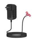 DC Power Transformer Replacement For Water Softeners 7351054 And 7337482 OEM Part black plug-in adapter with cord and red connectors