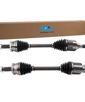 Front CV Axle Shaft Assembly Set For Driver And Passenger Sides Drop In Replacement With OEM Grade Build And Neoprene Boots For 2016 2018 Hyundai Tucson, two axles