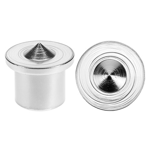 Pro Grade Dowel And Tenon Center Transfer Plugs For Woodworking, 20 Piece Chrome Steel Set In 1/4, 5/16, 3/8 And 1/2 Inch Sizes
