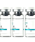 Lab Grade Reagent Bottles Set of 3, 10 Ml Each for Science Lab Use, Ultra Clean Storage Containers, Clear Bottles for Chemicals and Samples, Durable, Ideal for Classroom and Research. Three 10ml clear reagent bottles with white caps