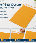 10x13 Inch Kraft Mailing Envelopes With Gummed Seal Closure 28lb Heavyweight Manila Catalog Envelopes for Docs Photos Certificates
