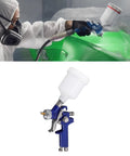Heavy Duty Gravity Feed Hvp Spray Gun With 1.0Mm Brass Nozzle Serving Smooth As Butter Coverage in use for auto detailing.