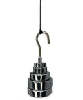Metal weights hanging from 8 Meter Physics String For Inclined Planes And Pulleys With Hall's Carriages Pendulums Force Tables Newton's Laws And Doppler Effect Must Have Polyester Cotton Blend Educational Lab Gear