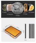Five Pack Mohs Hardness Tester Kit With Crystal Tips For Quick Mineral Identification And Jewelry Gem Testing 5 To 9 Scratch Scale Pro Grade Industrial Tool For Jade Quartz Topaz And More, five crystal tips and case