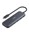 5 In 1 USB C Hub With 4K HDMI, 5Gbps USB C Data, Two 5Gbps USB A Ports, And 100W PD In For MacBook Pro Air Dell And More, compact design