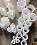 Various sizes of heavy duty PTFE sleeve 50cm hollow tube for industrial use low friction high heat and chemical resistant