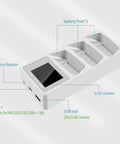 3 Way Battery Charging Station With Color Screen Bidirectional Fast Charging For Drones And Smartphones Energy Box