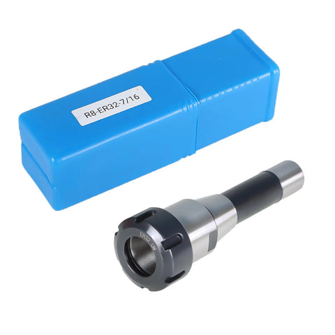 ER32 R8 Collet Chuck Set With 7 Sixteenth Inch Thread High Accuracy 0.0005 Inch Alloy Steel Holder for CNC Milling and Lathe