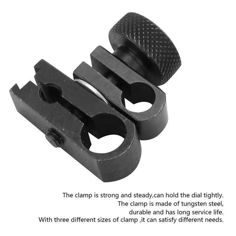 Dial Indicator Clamp Chuck Holder Set With Dovetail Jaw Three Size Options 4mm 6mm 8mm Tungsten Steel Build close-up