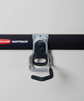 Heavy Duty Garage Bike Storage Hook Set Vertical Wall Mount Rack For Bicycles Up To 50 Lbs 4 Pack Quick Snap On FastTrack Rails