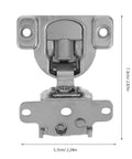 Soft Close Hidden Cabinet Door Hinges With Hydraulic Slow Closing For Kitchen And Wardrobe Doors Concealed Flush Mount Replacement Hardware