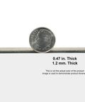 Side view showing thickness of Self Adhesive Vinyl Floor Tiles 12x12 Inch Black And White Peel And Stick DIY Flooring