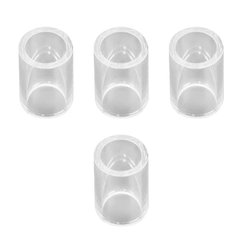 Clear glass cups from Pro Grade All In One TIG Welding Consumables Kit 22 Pc Set With Stubby Gas Lens For WP17 WP18 WP26 Torches
