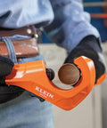 Klein Tools 50046 Constant Swing tubing cutter, orange, for copper/aluminum tubes (1/8–1 3/8 in O.D.).