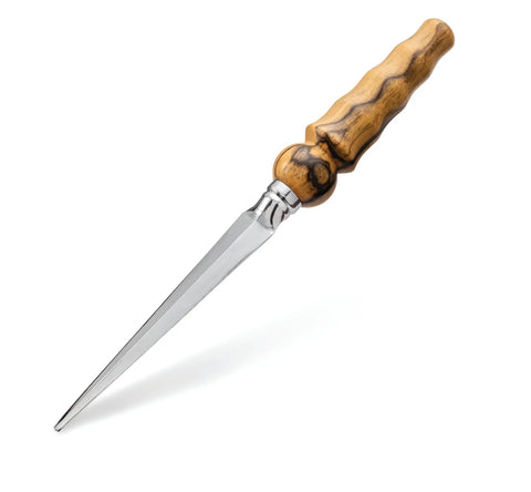 Wood Handle Letter Opener Turning Kit With Durable Zinc Alloy Built To Last Corrosion Resistant Chrome Finish Easy To Use Unboxing Knife Ideal DIY
