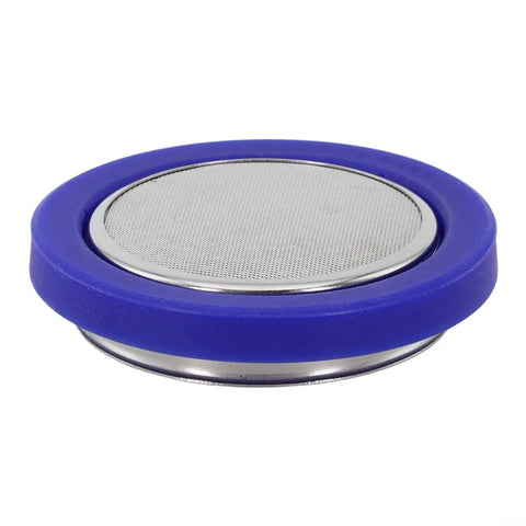 Silicone Group Head Gasket Seal For Cafelat E61 Espresso Machines Compatible With Faema And Rocket Even Water Dispersion For Even Extraction Long-Lasting Portafilter Seal Replacement Ring Barista-Quality Gasket, blue silicone gasket with metal filter screen