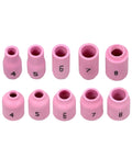 Pink ceramic nozzles different sizes for All In One Pro TIG Welding Torch Kit With Gas Lens And Ceramic Nozzles Glass Cups For WP17 WP18 WP26.