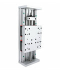 Smooth Ball Screw Assembly For CNC With HGR20 Rails And HGH20CA Blocks SFU1605 detailed side view highlighting components.