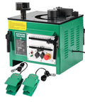 Professional 1700W Electric Hydraulic Rebar Bender With Foot Pedal showing controls and dual foot switches for easy operation.