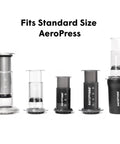 Premium White Paper Micro Filters Biodegradable Coffee Insert for AeroPress brewing accessories.