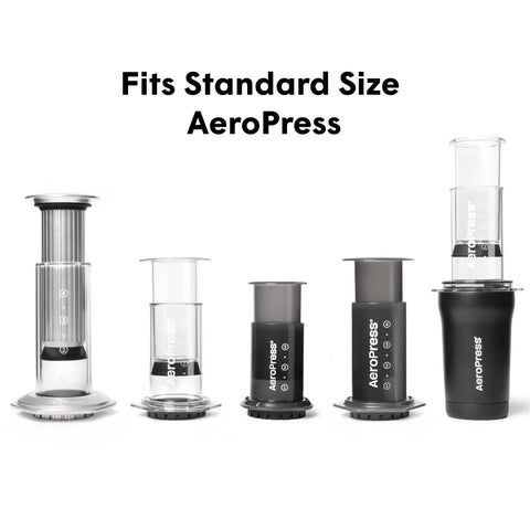 Premium White Paper Micro Filters Biodegradable Coffee Insert for AeroPress brewing accessories.