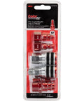 Colorfit by Milton 7-piece coupler and plug kit with 1/4 in NPT quick-connect fittings and rubber bumpers