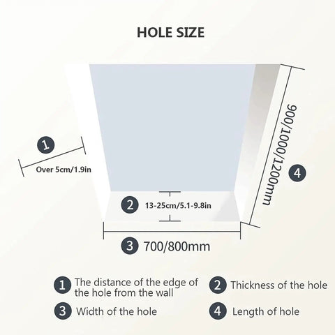 Dimensions guide for Electric Attic Ladder With Remote Control Alloy Folding Ceiling Mounted Pull Down Loft Staircase.