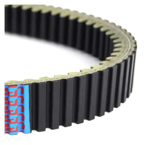 High Mileage V-Drive Belt For Kawasaki EX570 Exciter Phazer 1992 To 1998 PZ480 close-up showing texture and oil resistant design.