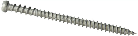 Gray Star Drive Deck Screws Number 10 X 3 Inches 54 Pack Heavy Duty Dual Thread Fastener view showing detailed threading.