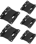 Built Like A Tank Metal Sectional Sofa Connector Brackets For Couch Furniture Hardware shown in black, five-piece set for modular couches.