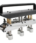 Heavy Duty Three Station Roller Bender For Metal Roofing Materials Bends 0 To 90 Degrees Handles 0.3 To 1.0 mm Metal Plates
