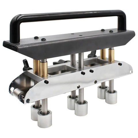Heavy Duty Three Station Roller Bender For Metal Roofing Materials Bends 0 To 90 Degrees Handles 0.3 To 1.0 mm Metal Plates