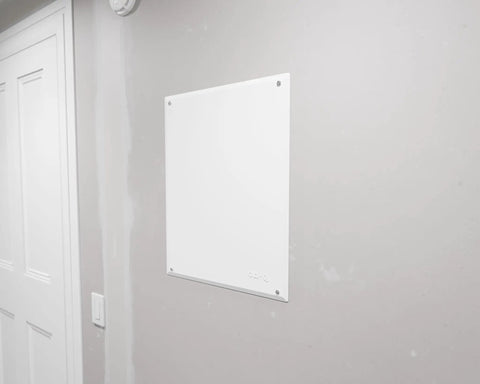 20 Inch Structured Wiring Enclosure With Screw On Cover built tough steel construction installed on wall glossy white