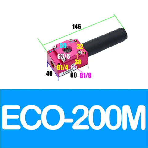 Beefy Large Flow High Suction Multistage Vacuum Generator For VTM Systems Powerful Pneumatic Pump Negative Pressure Source ECO200M