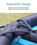 Grab And Go Inflatable Wing Foil Kite showing ergonomic handle feature against grassy background