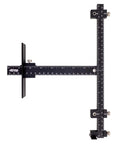 Cabinet Hardware Jig Pro For Easy Knob And Pull Installations, Adjustable Drill Guides, Reversible Design, side view.