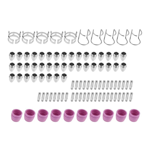 Top Tier 100Pc Plasma Cutter Consumables Kit With Ag-60 Electrode Nozzle And Ceramic Cup including electrode and ceramic cup parts