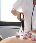 Universal Replacement Manual Cupping Pump With Ergonomic Grip For Vacuum Cups used in professional therapy session