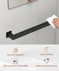 Heavy Hitter Black Wrought Iron Wall Mount Railing Bracket Kit Adjustable Support Post For Deck Patio Balcony Anti Rust Steel Frame Built Tough Rock Solid And Ready To Go, being cleaned.