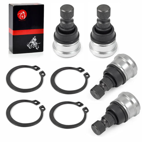 Beefed Up Ball Joints For RZR 570 800 900 Front And Rear Upper Lower Style Replacement Set Durable UTV Parts 7061220 7061187 7081505 7081580 7081666 Bundle, 4-piece set